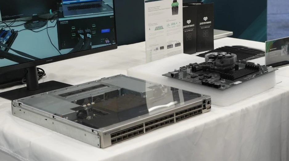 Panmnesia Showcases PCIe 6.4 / CXL 3.2 Fabric Switch and Pilot System at CES 2026