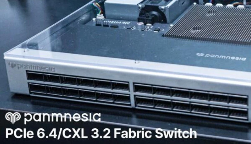 Panmnesia’s PCIe 6.4/CXL 3.2 Fabric Switch Solution